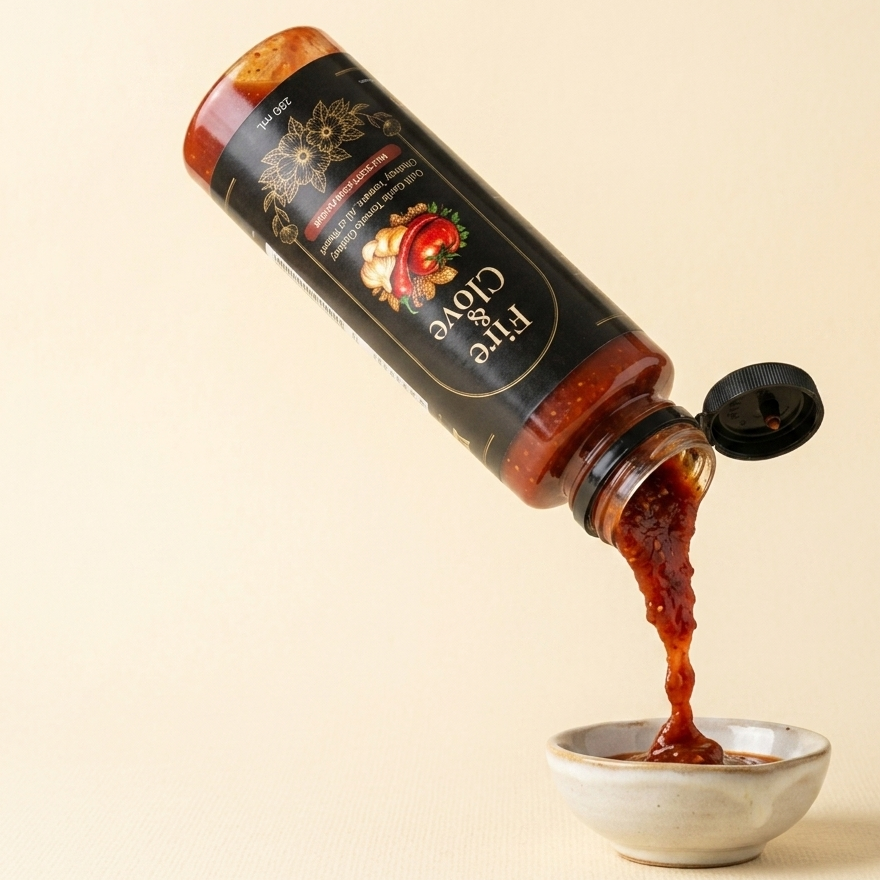 Fire & Clove Chili Garlic Tomato Chutney – 250 mL